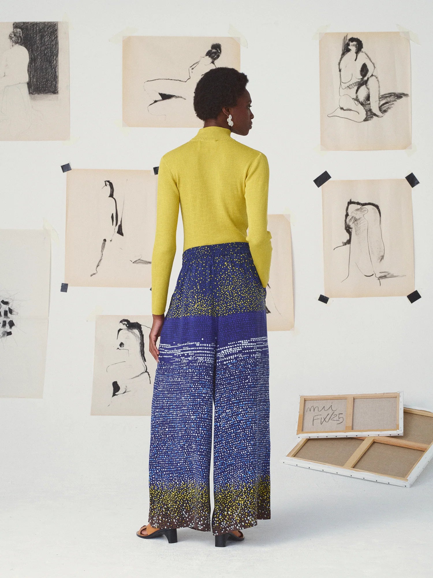 Mii Radha Pants - Navy Blue