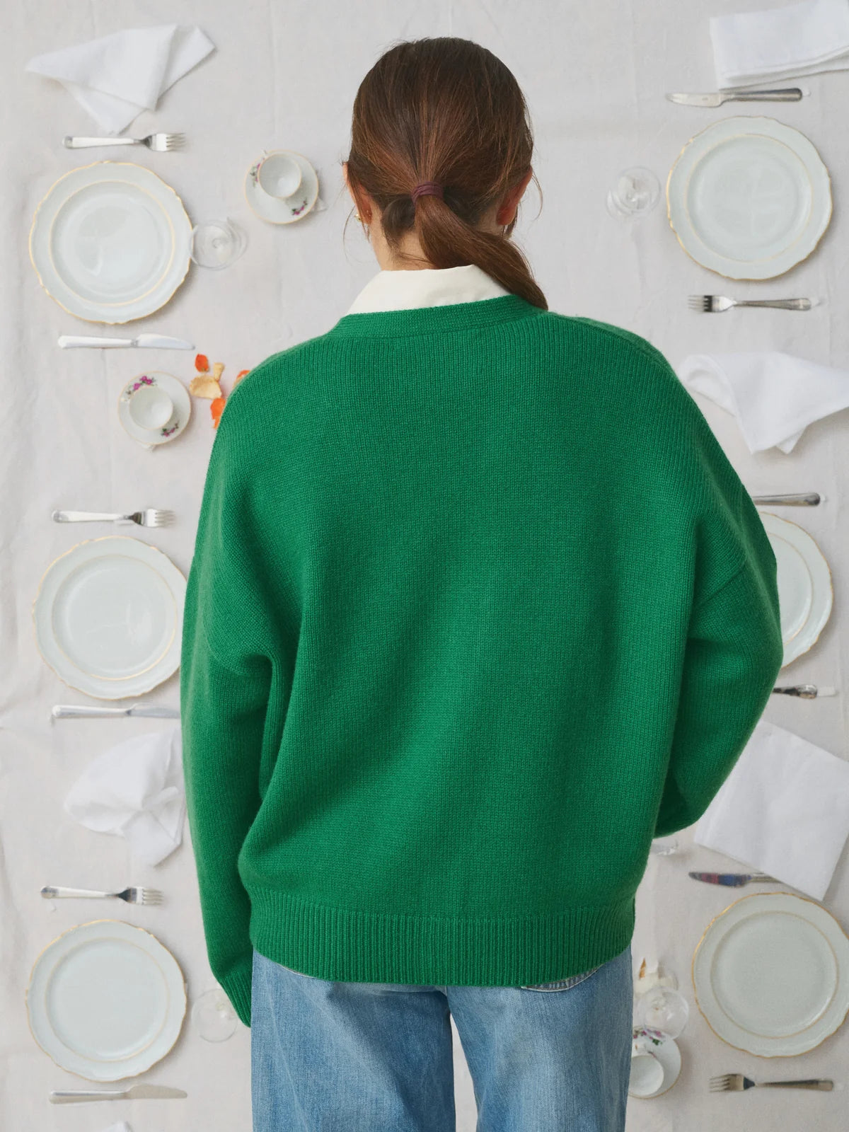 Cardigan Bella - The Garden Green