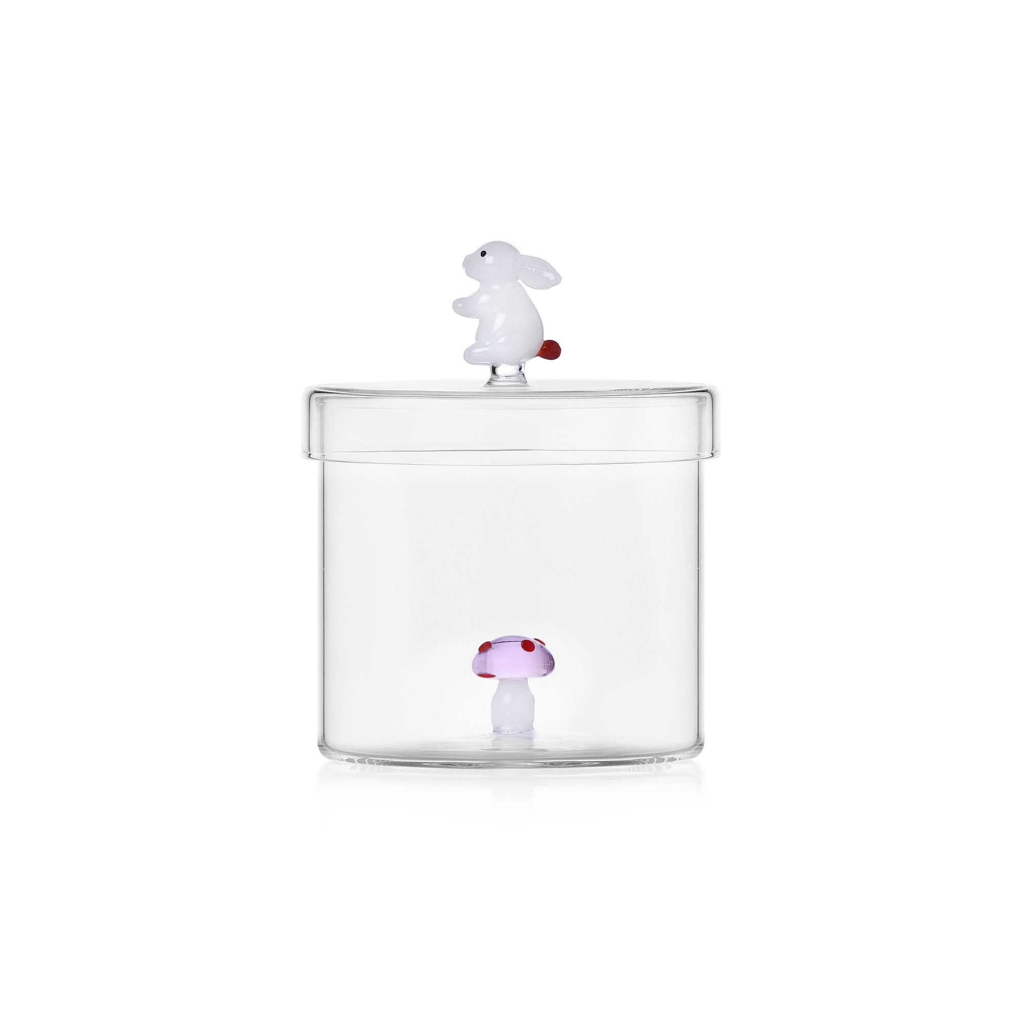 Ichendorf Pink Mushroom & white Rabbit Box
