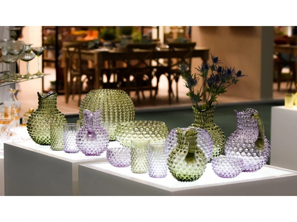 Paris Hobnail Jug 2L - Olive Green