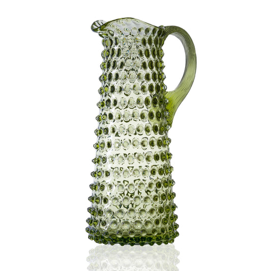 Eiffel Hobnail Jug 1L - Olive