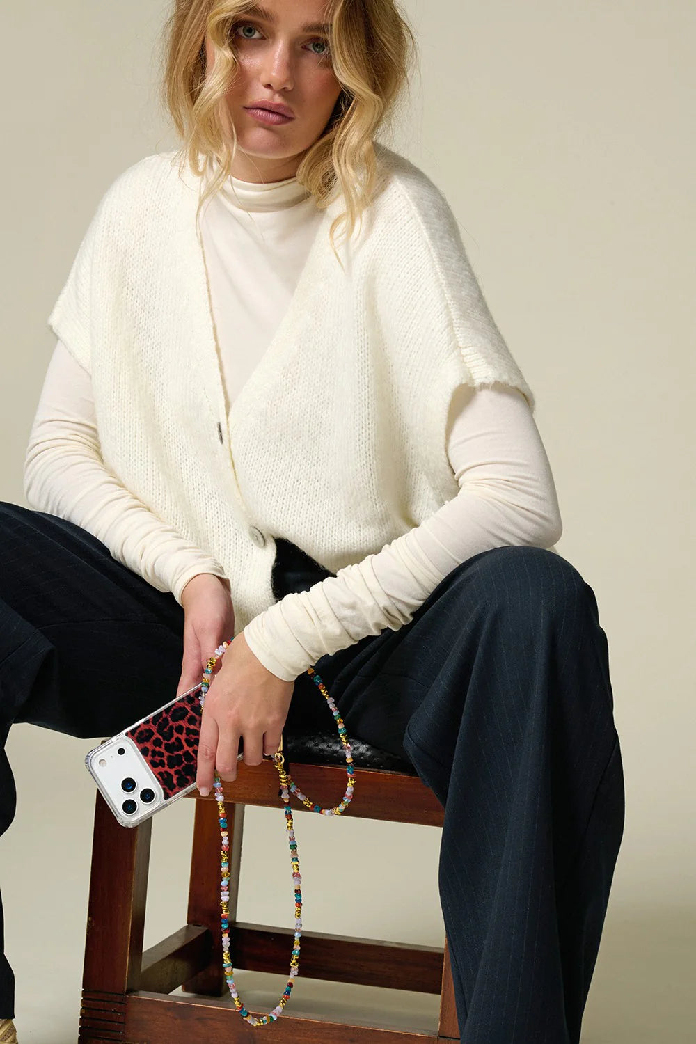 La Coque Francaise Liviya Phone Strap - Multicolor