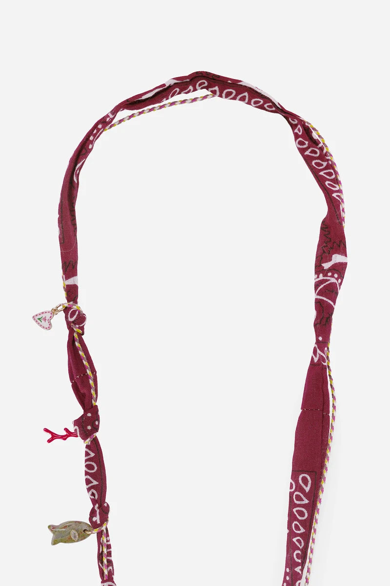 La Coque Francaise Laia Phone Strap - Bordeaux