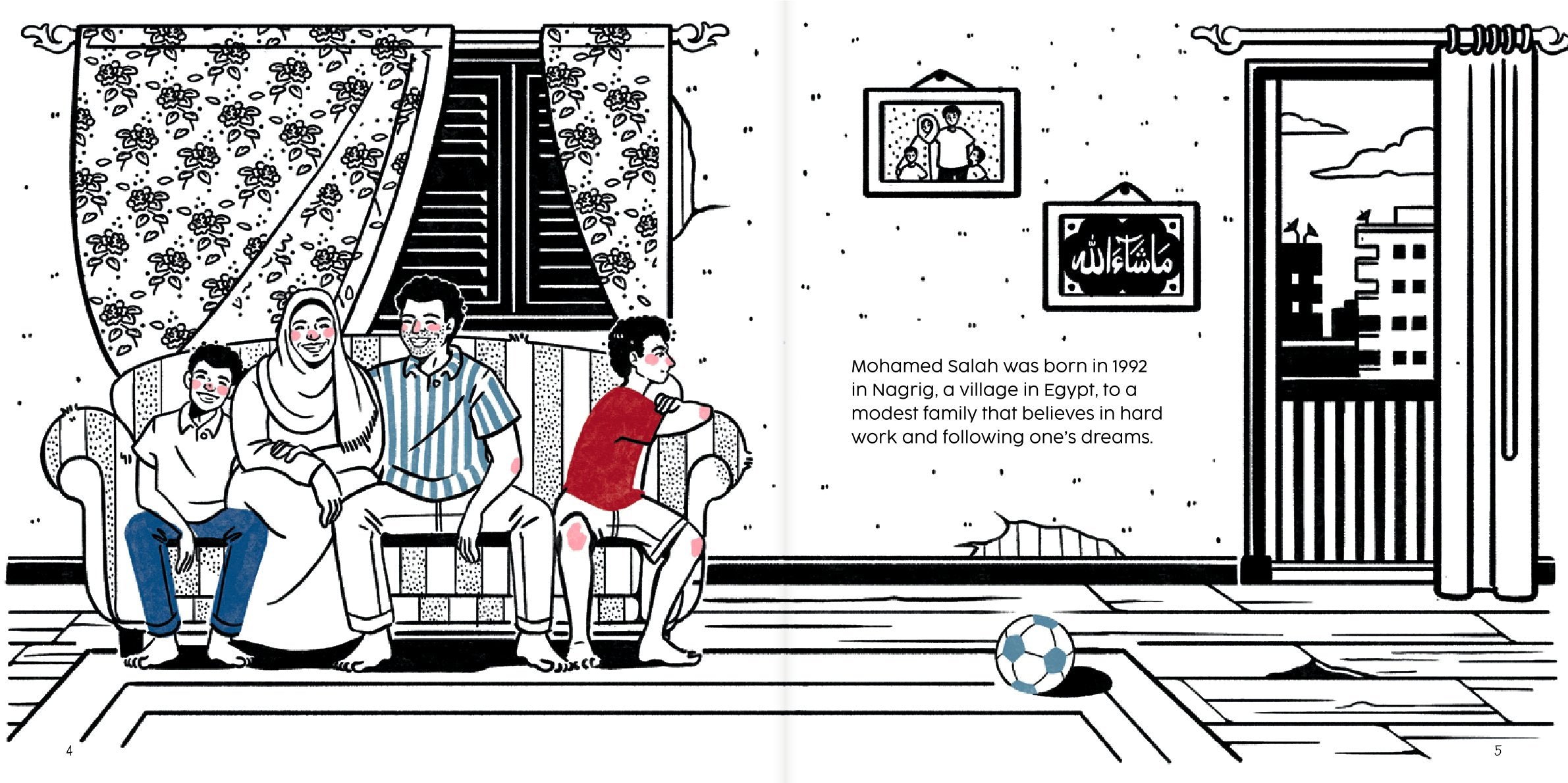 Noor's Heroes: Mohamed Salah Book - English