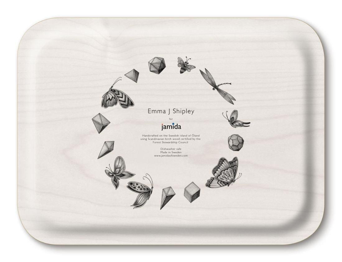 Snow Leopard/ Forest Tray 27x20cm