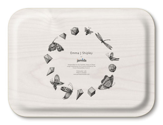 Snow Leopard/ Forest Tray 27x20cm