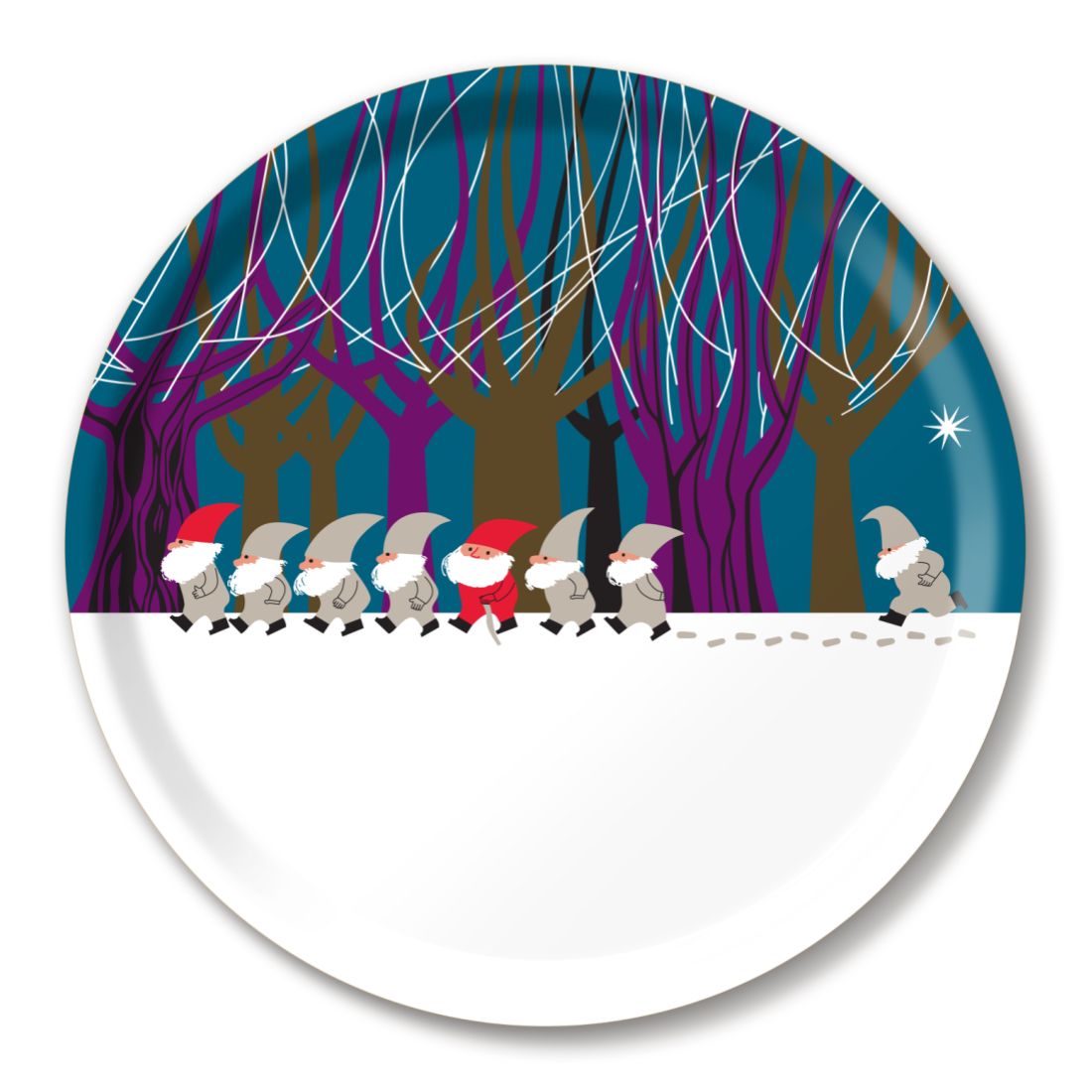 Santa Parade Tray 39cm