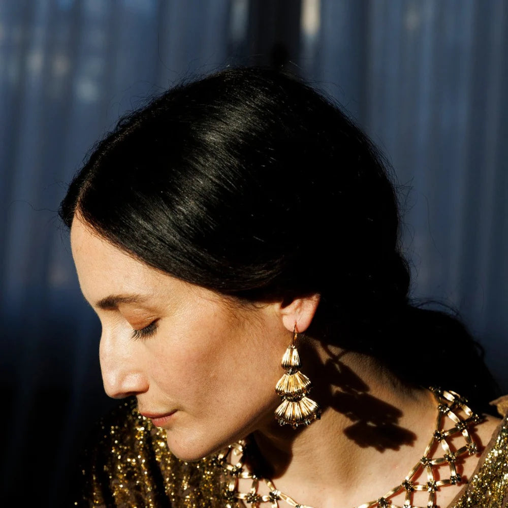 Oceano Earrings Gold