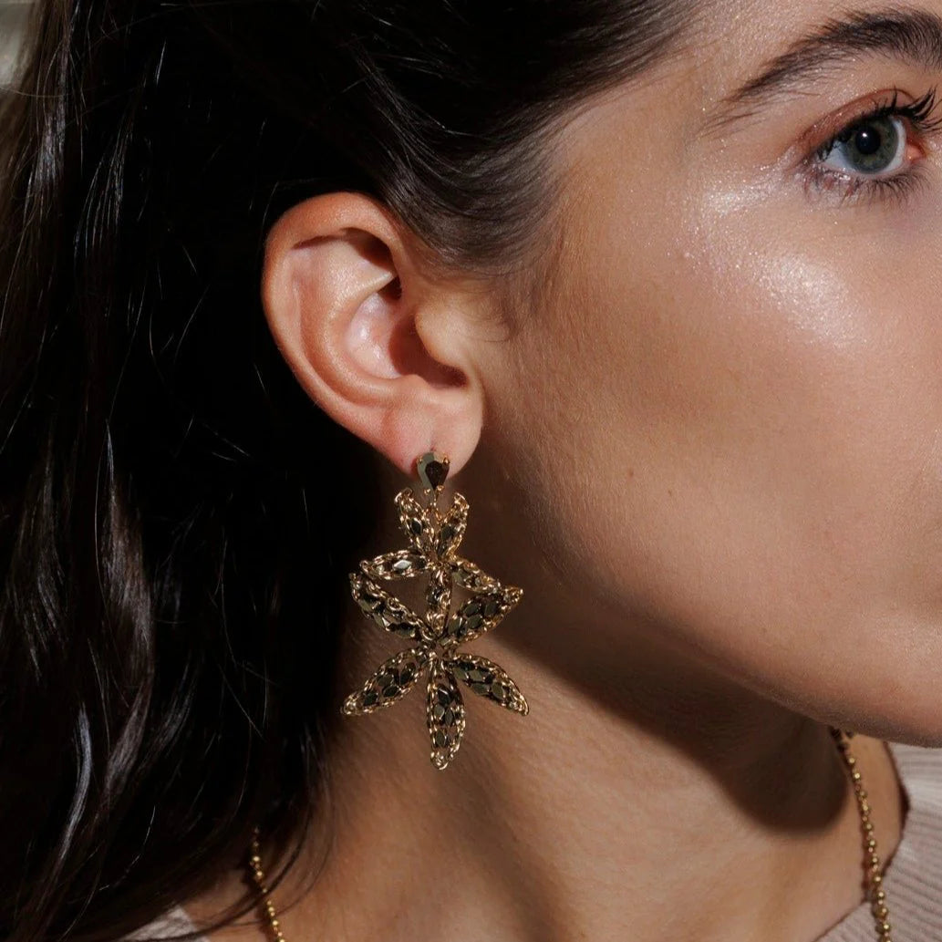 Hedera Earrings Gold