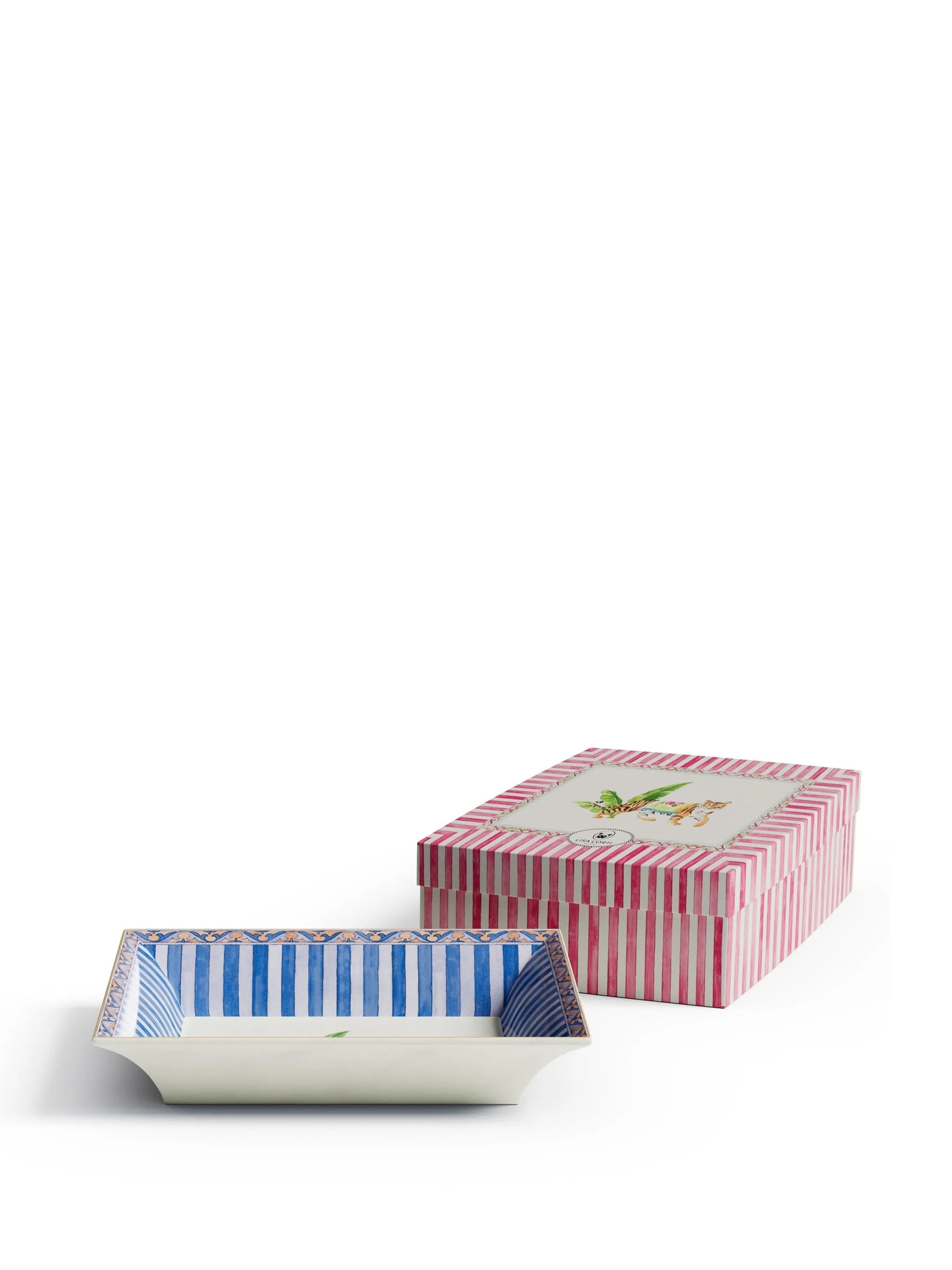 Sariska Porcelain Charger Tray - Blue