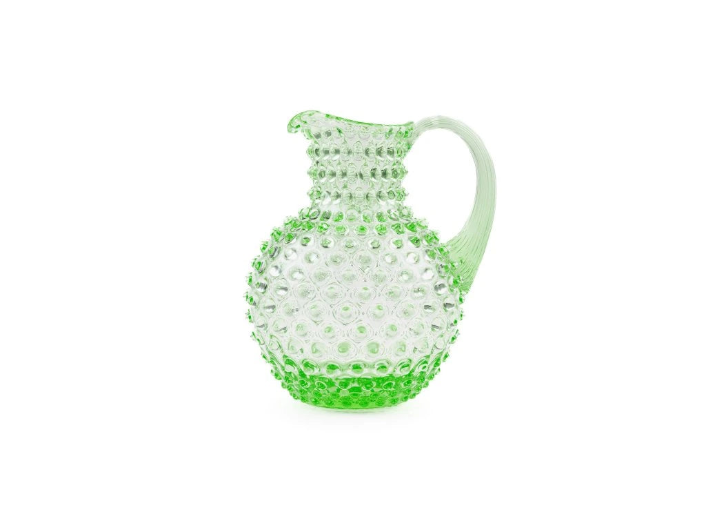Paris Hobnail Jug 2L - Light Green