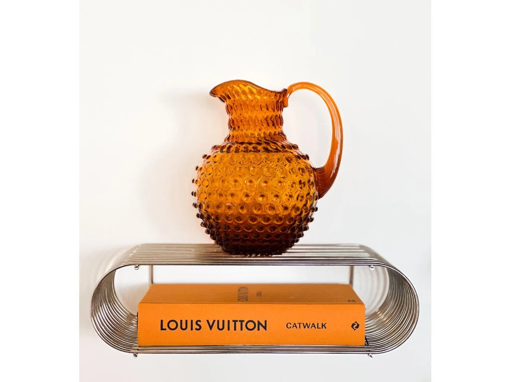 Paris Hobnail Jug 2L - Amber