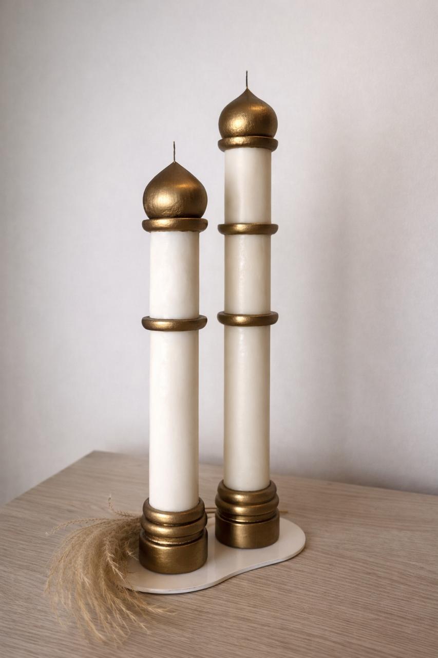 Big Pillar Minaret Candle - Large
