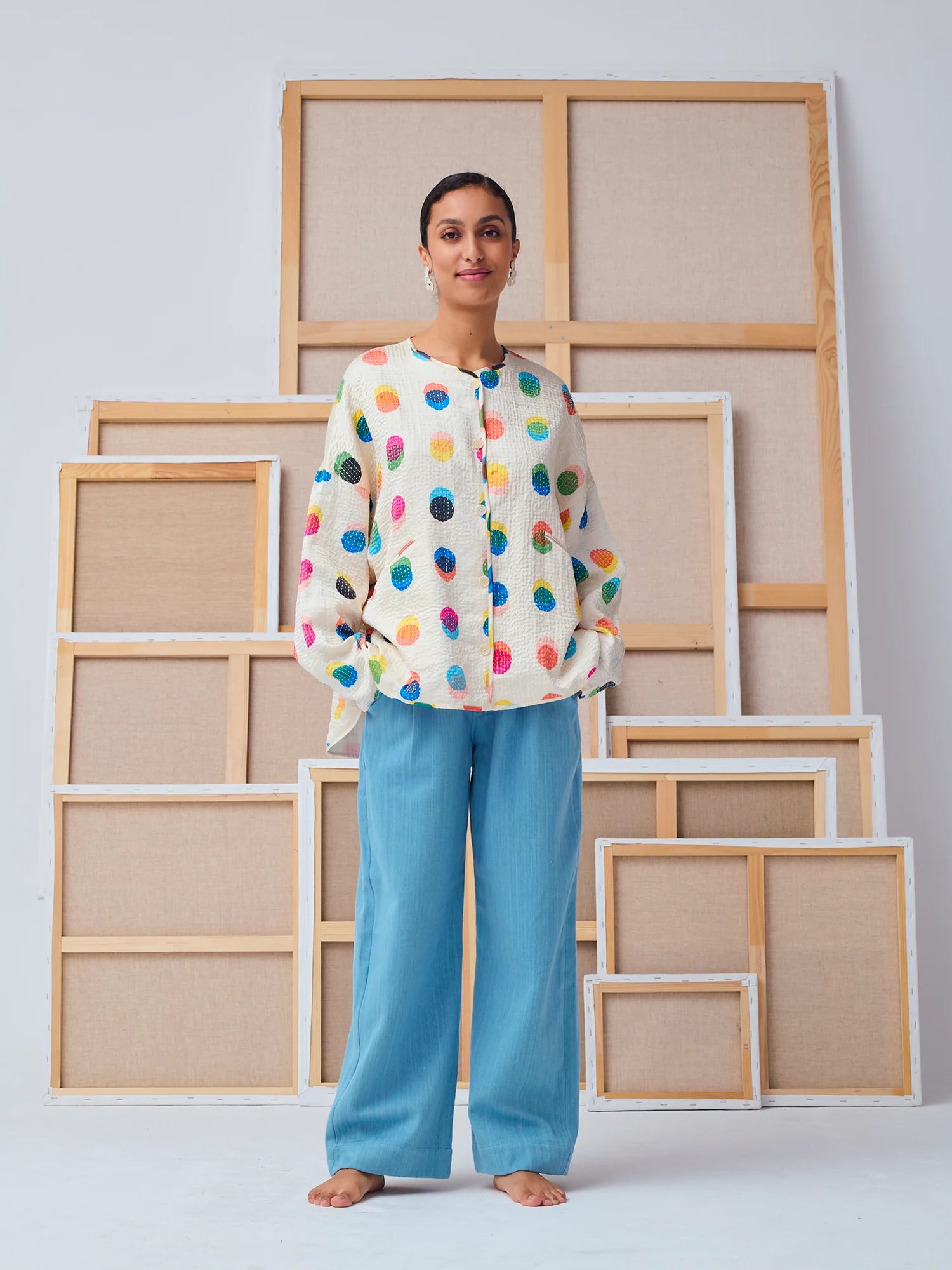 The Diti Jacket - Polka Dot