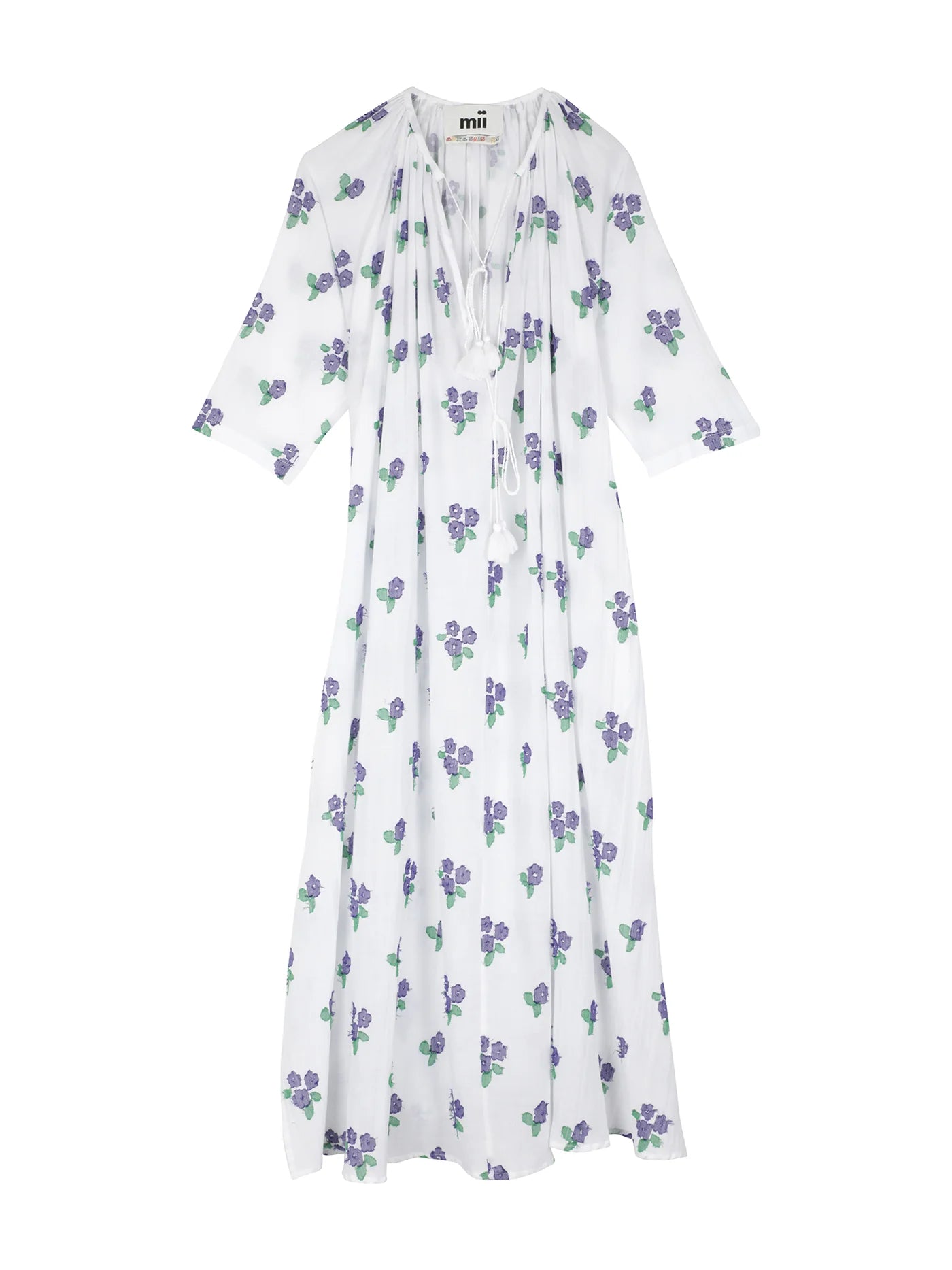 The Sherazade White Dress - Flower