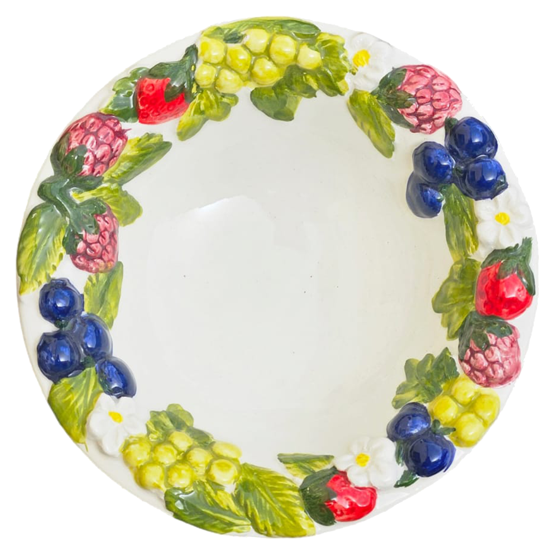 Les Ottomans Berries Porcelain Soup Bowl