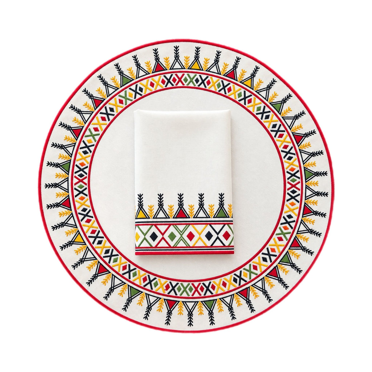 Al Qatt Al Isiri Round Placemat