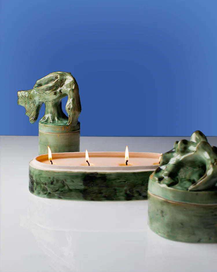 Scented Candle M Bird Sonata Green