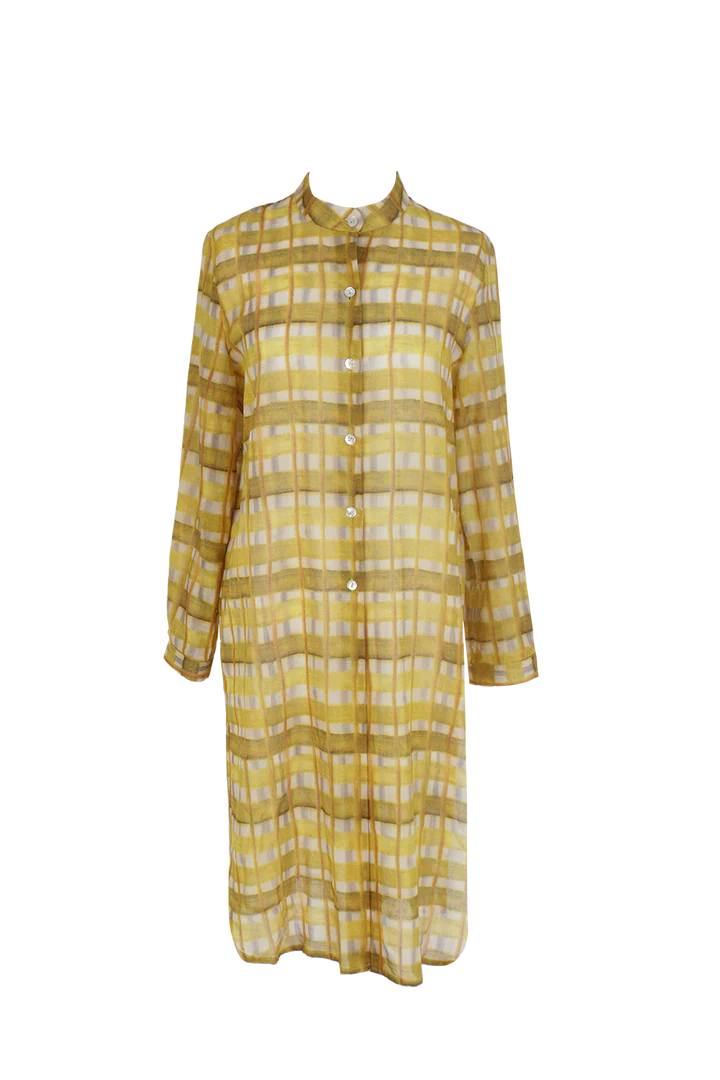 Romualda Overshirt Fez Adro Yellow