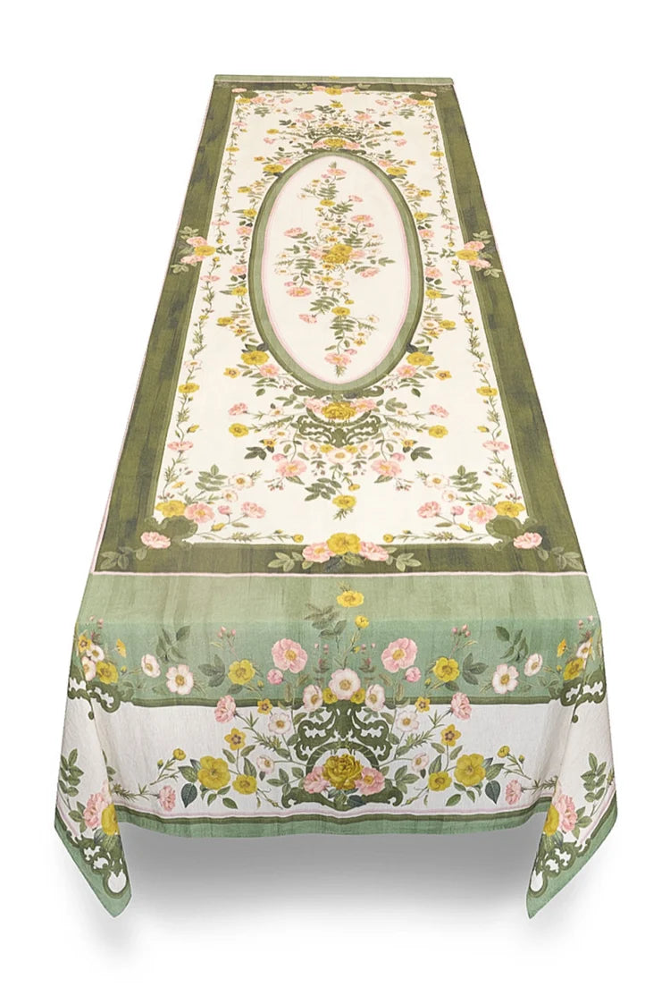Tapestry Linen Tablecloth