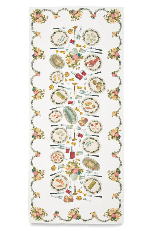 S&B x John Derian The Feast Linen Tablecloth