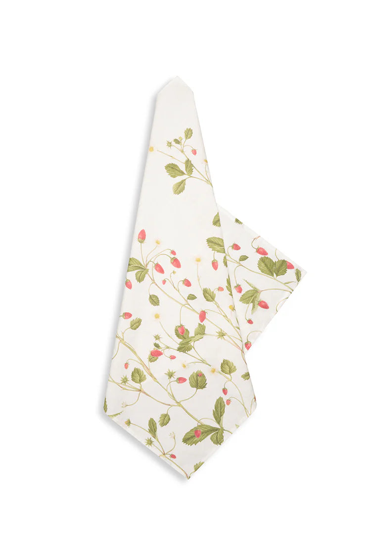 Fraises des Bois Linen Napkin
