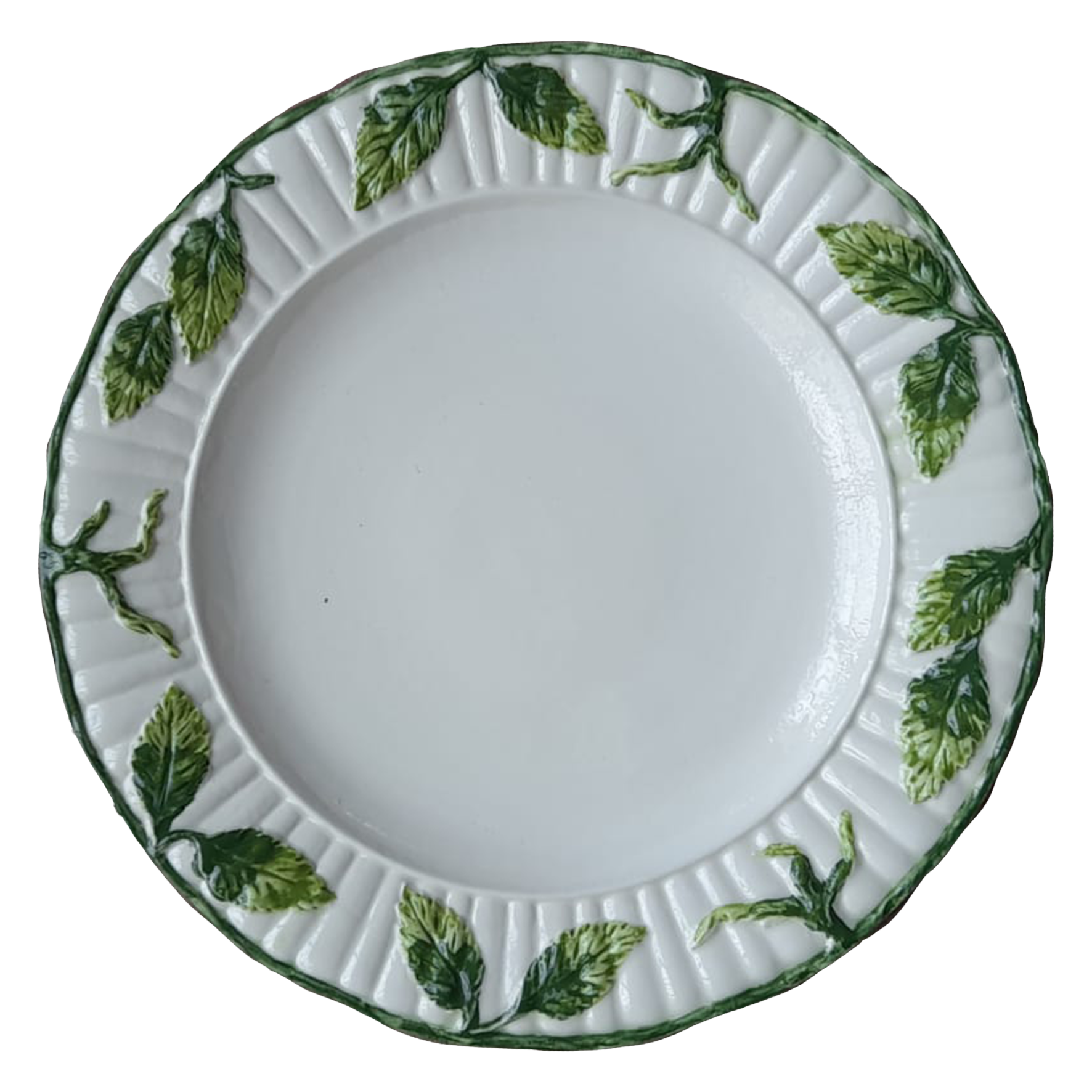 Les Ottomans Greenery Hand Painted Porcelain Dinner Plate