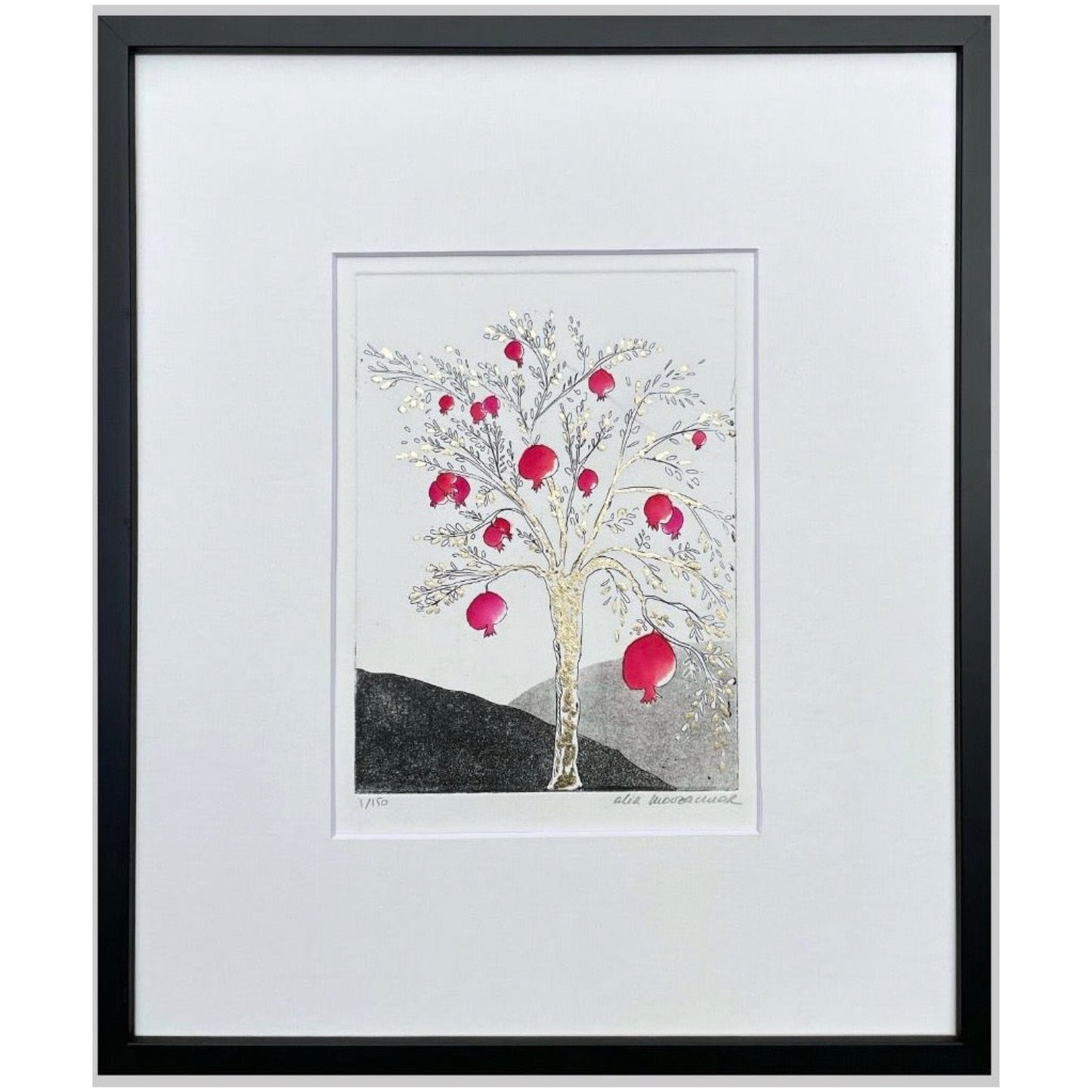 "Couleur Rubis" Etching