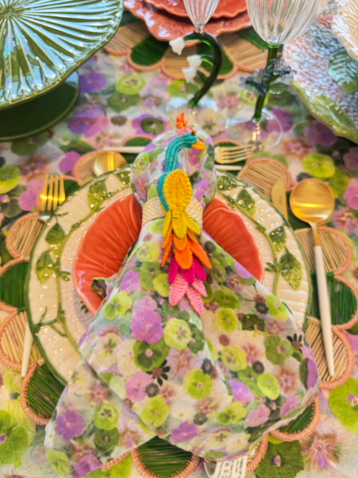 Napkin Ring - Peacock