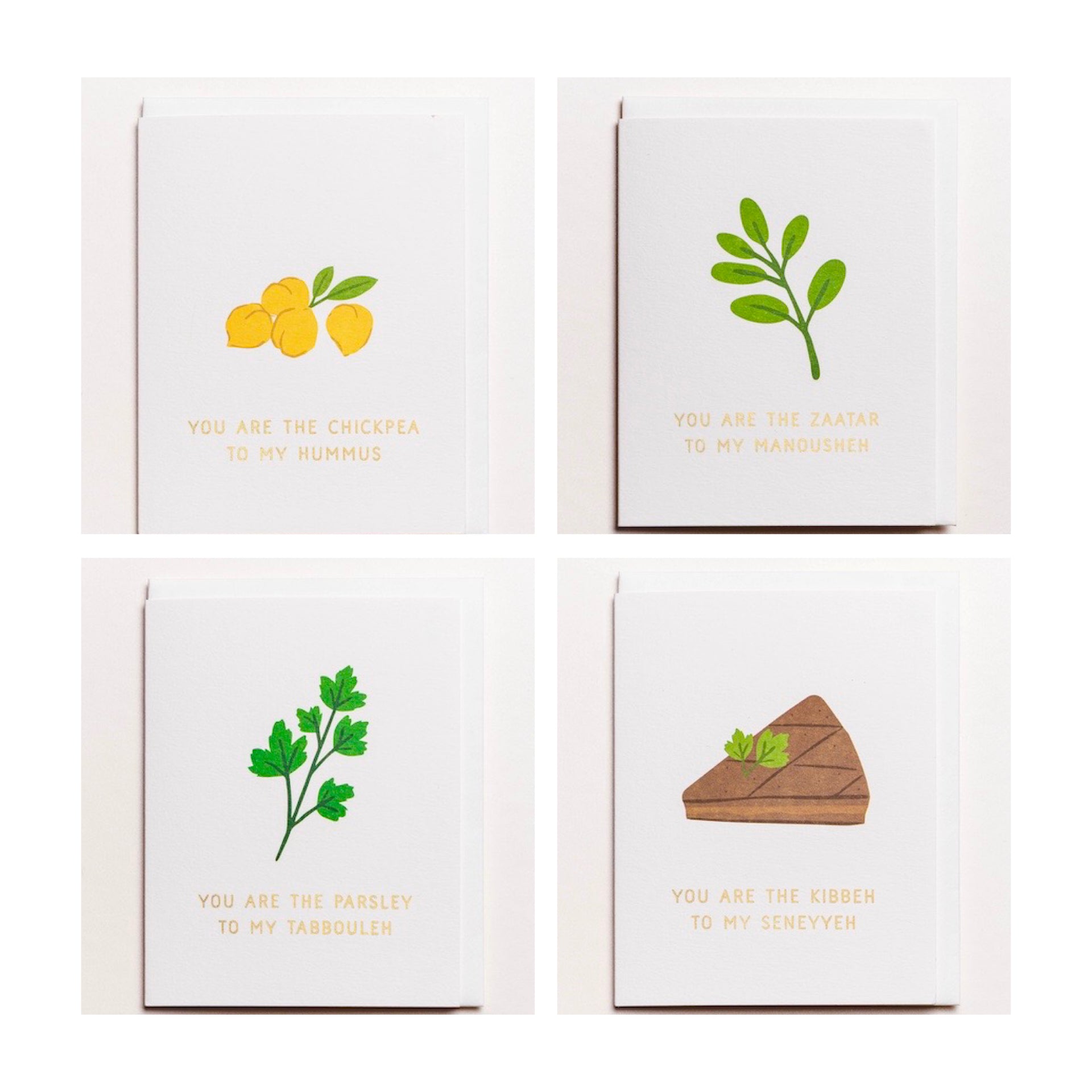 Set of 4 You Are Cards