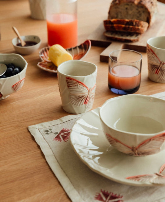 Cloudy Butterflies Bowl