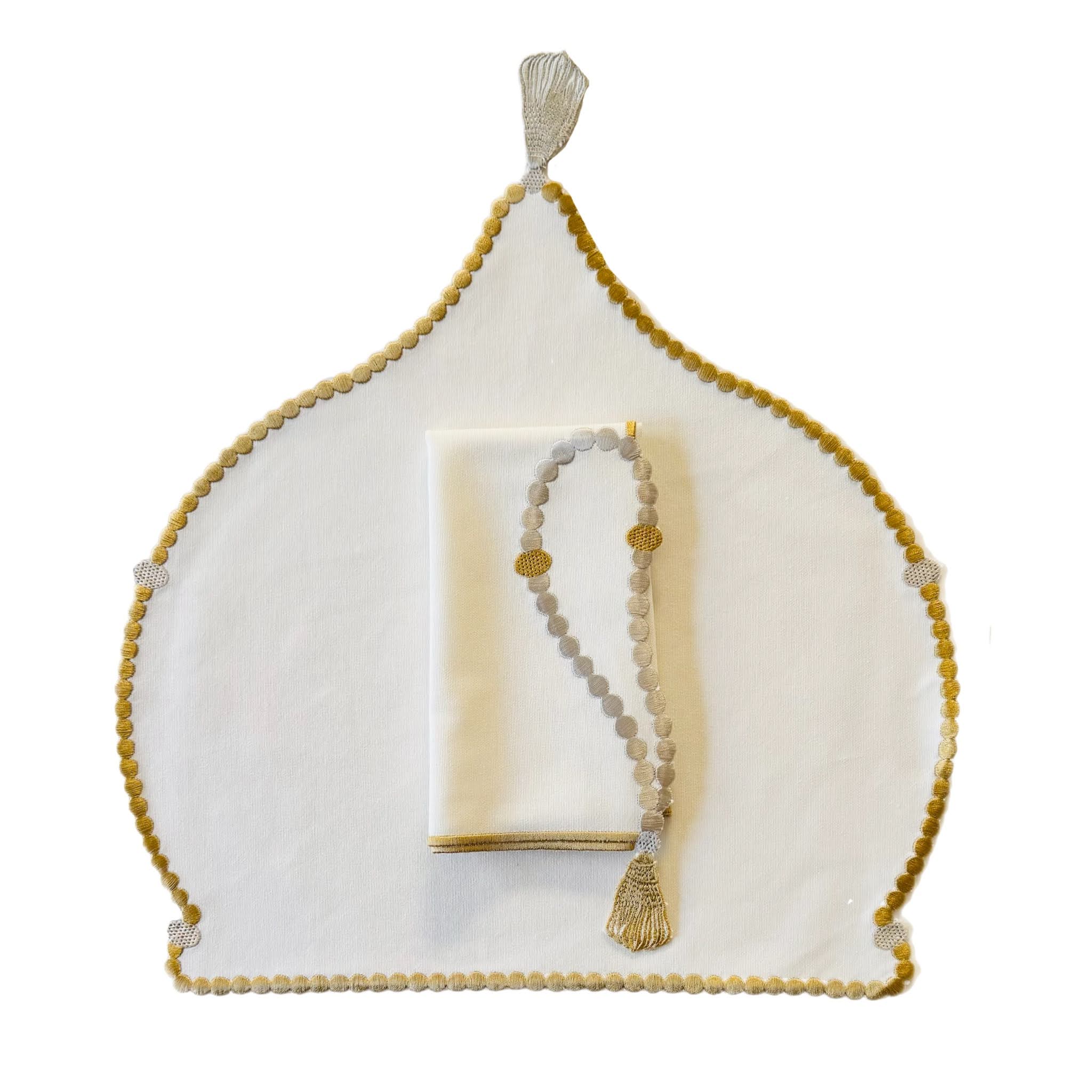 Sibha Dome Placemat Silver/ Gold