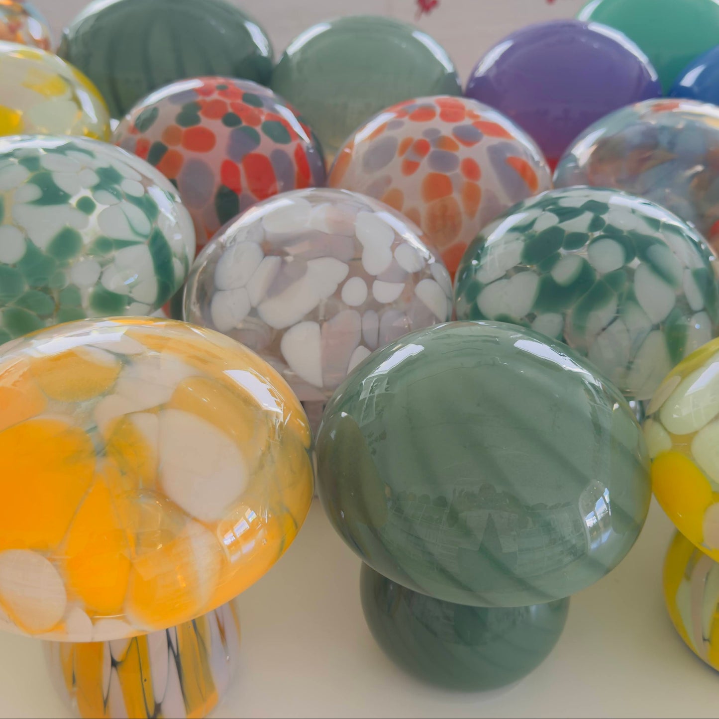 Mushy Portable Led Lamp S - Orange & Green