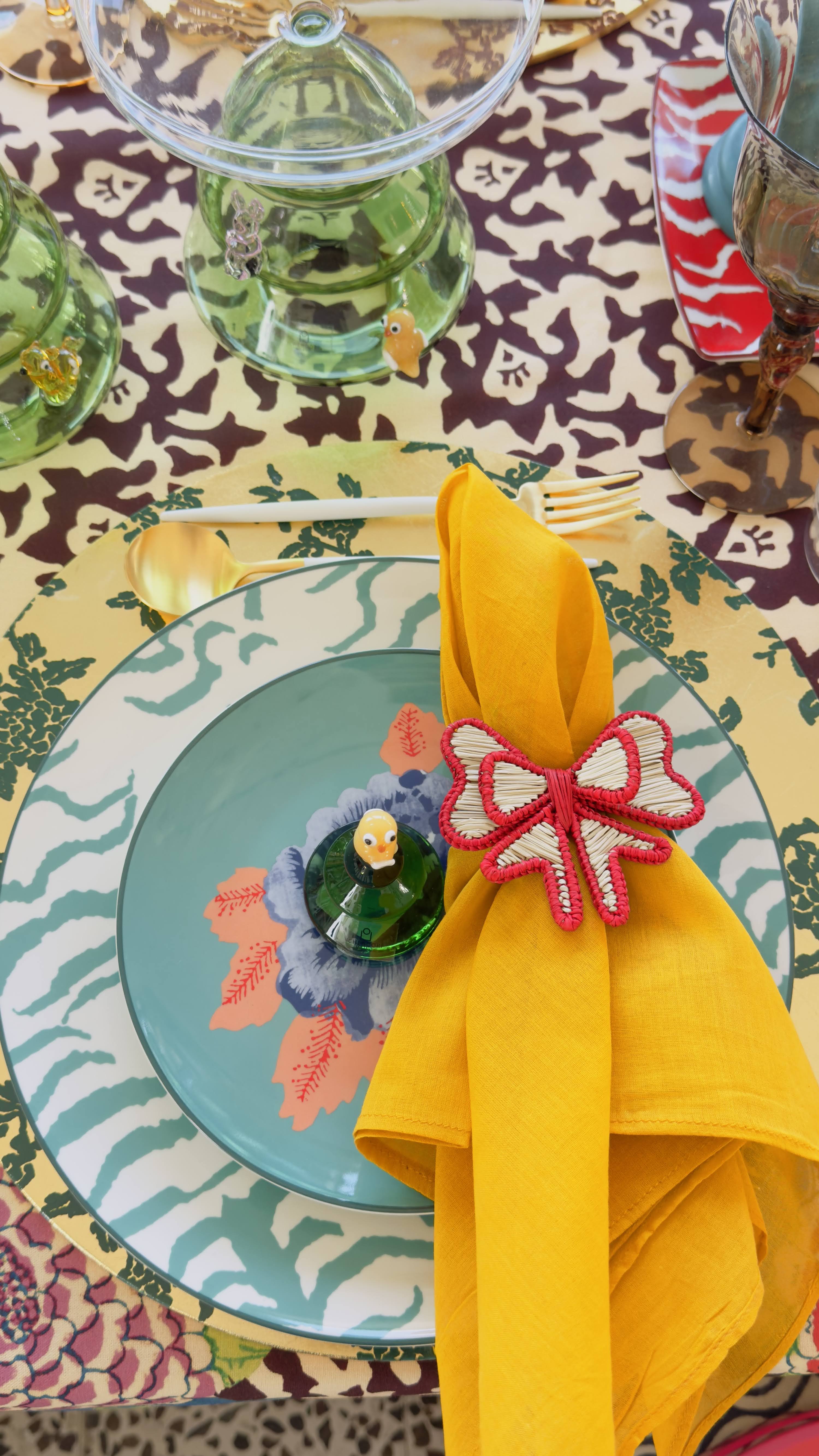 Napkin Ring - Bow Red