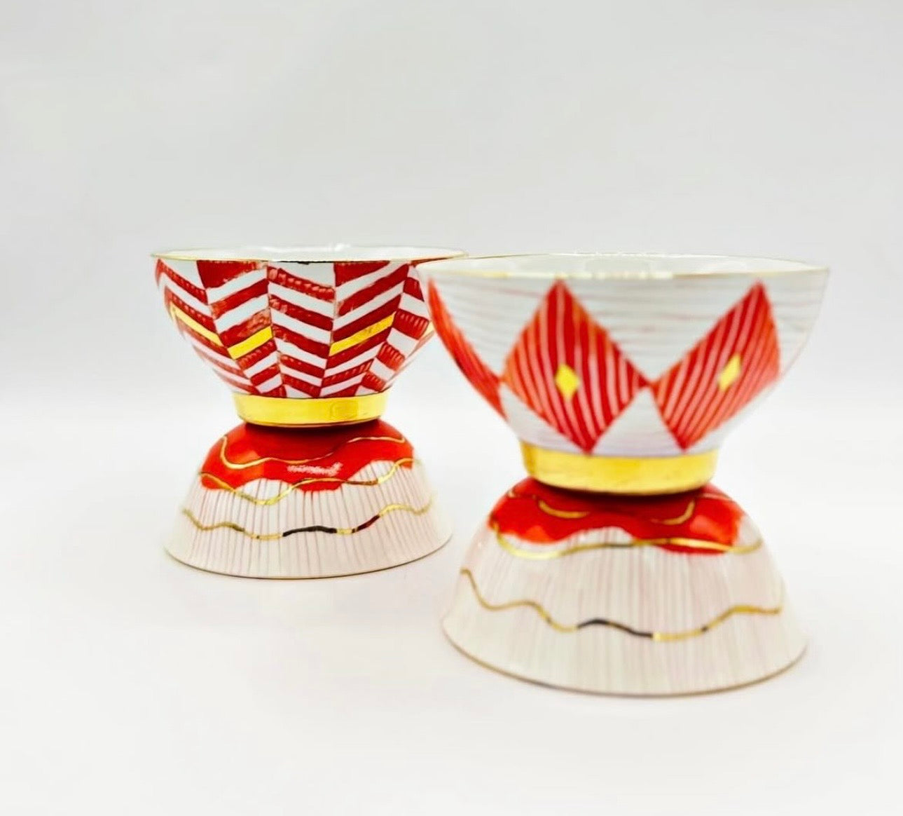 Reversible Hand Painted Porcelain Classic Bowl