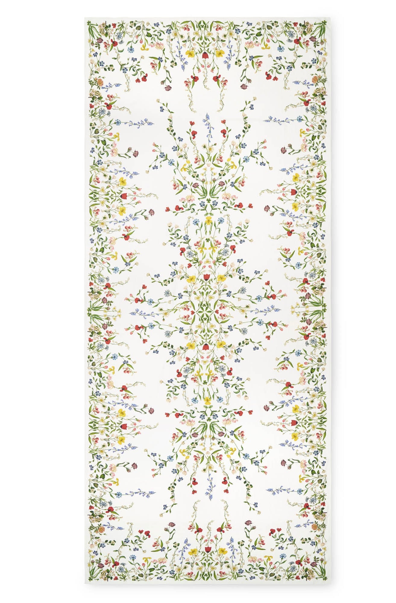 S&B x John Derian Botanical Wildflowers Linen Tablecloth