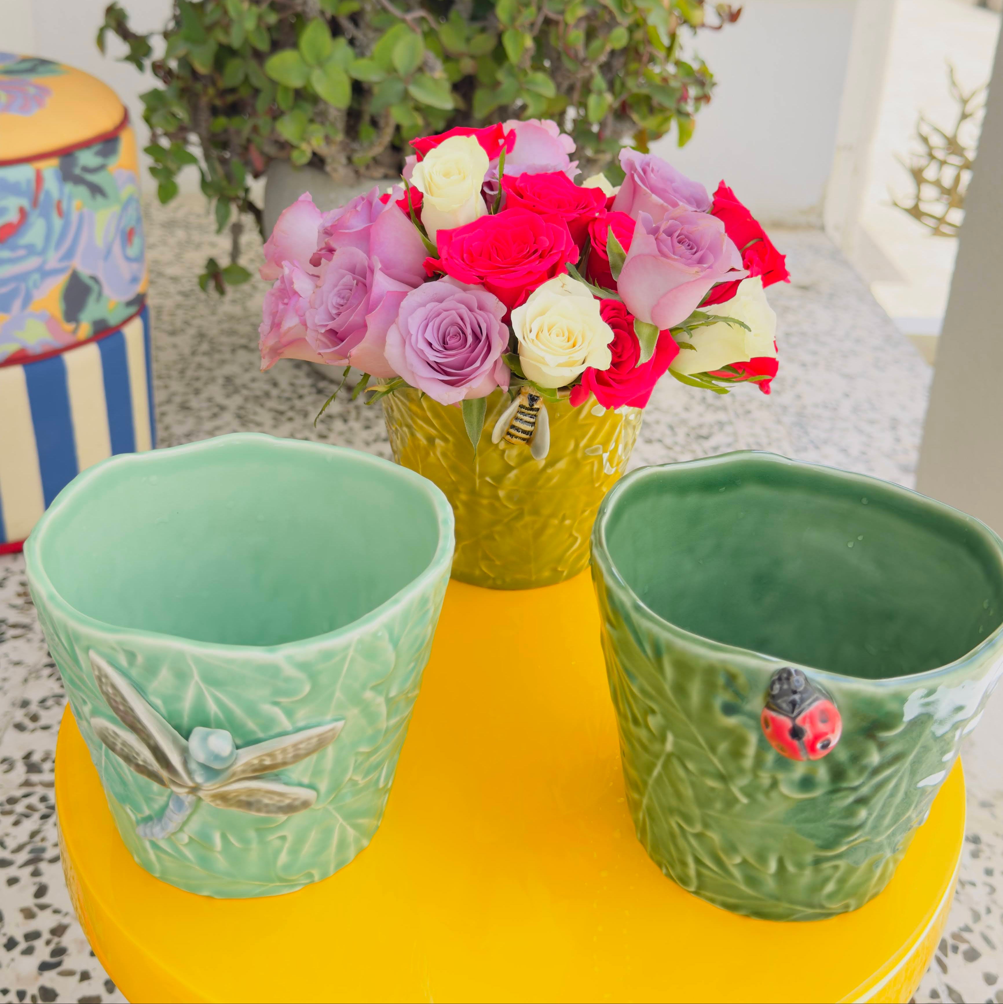 Garden of Insects Vase