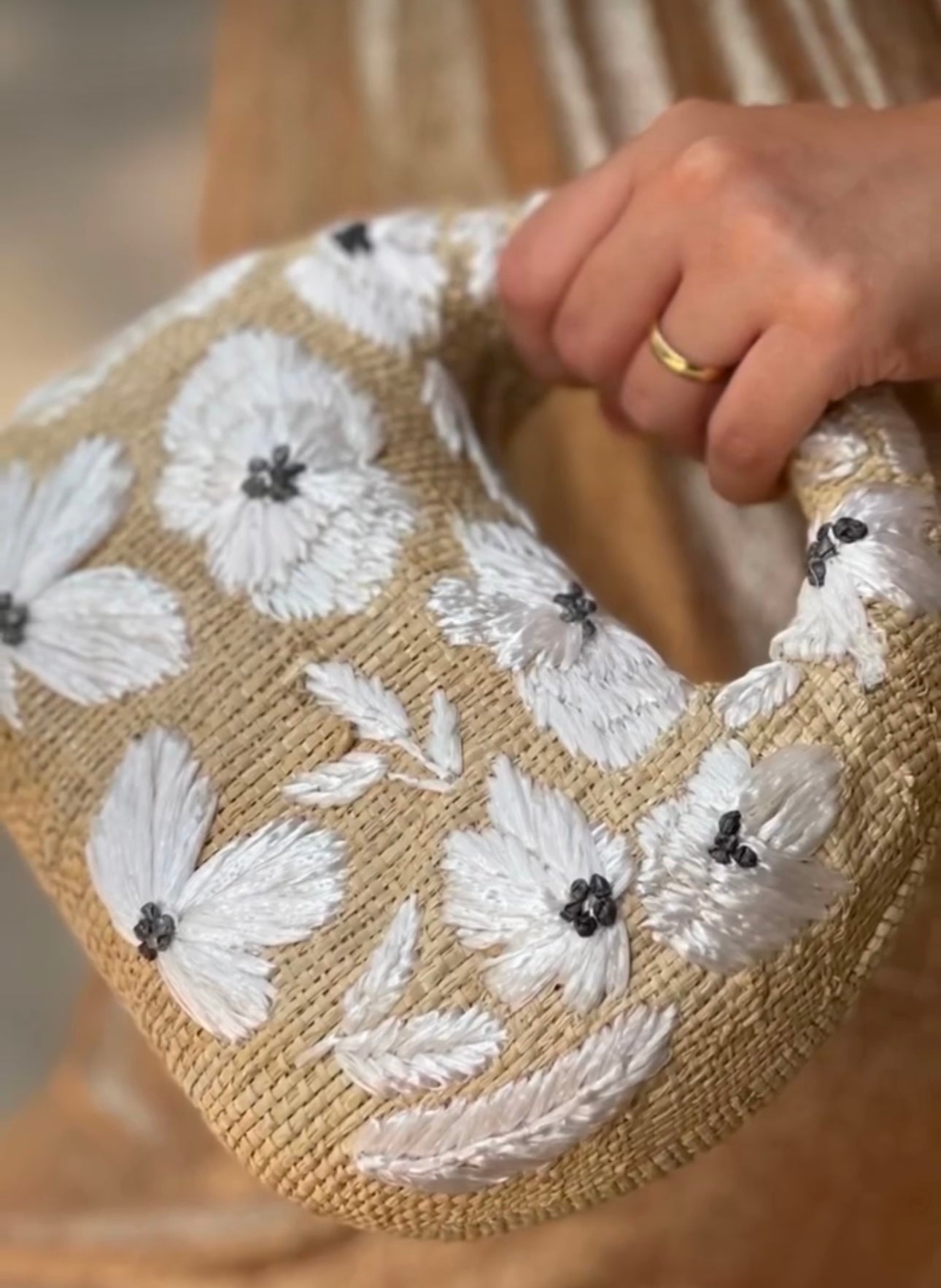 Serpui Michelle Flowery Bag