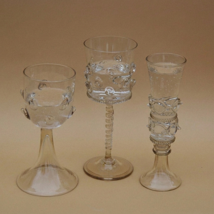 Set of 6 Mounthblown Glasses