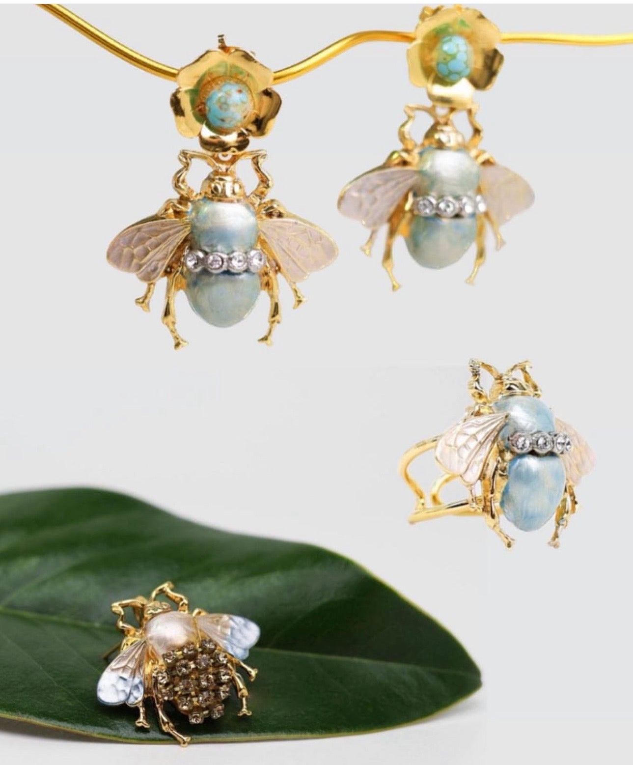 Ornella Bees Earrings