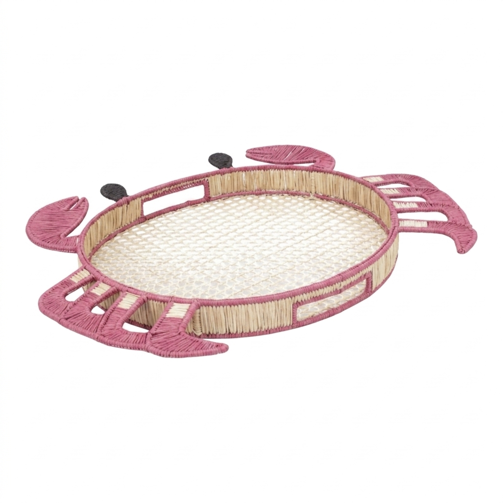 Pink Crab Tray