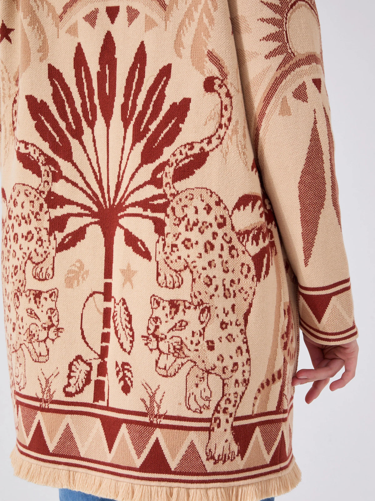 Hayley Menzies Magic Leopard Short Cardigan