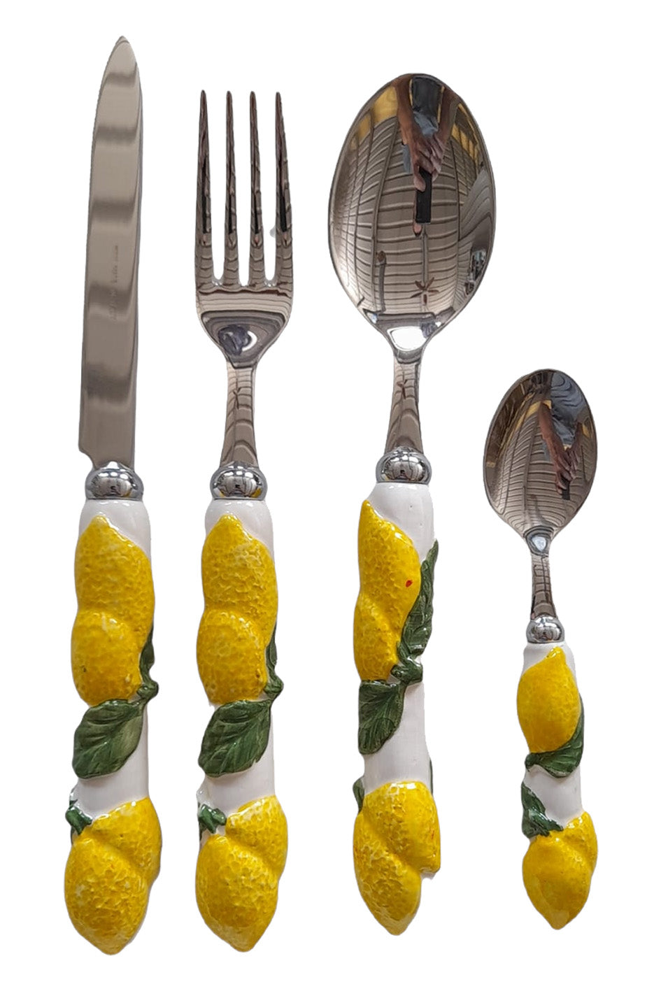 Les Ottomans 4 Pieces Lemon Cutlery Set