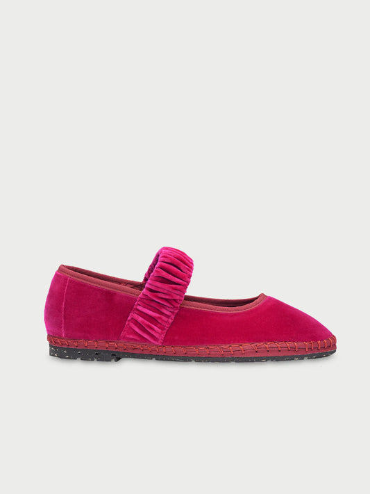 Mafalda Plum Ballerinas