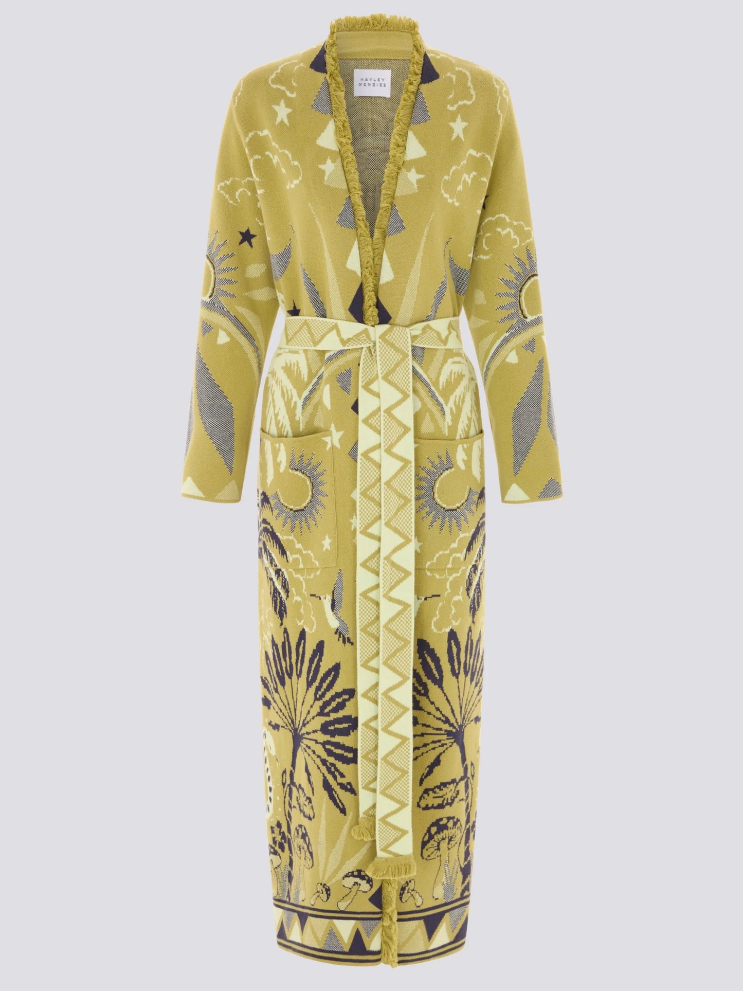 Hayley Menzies Magic Leopard Duster Green