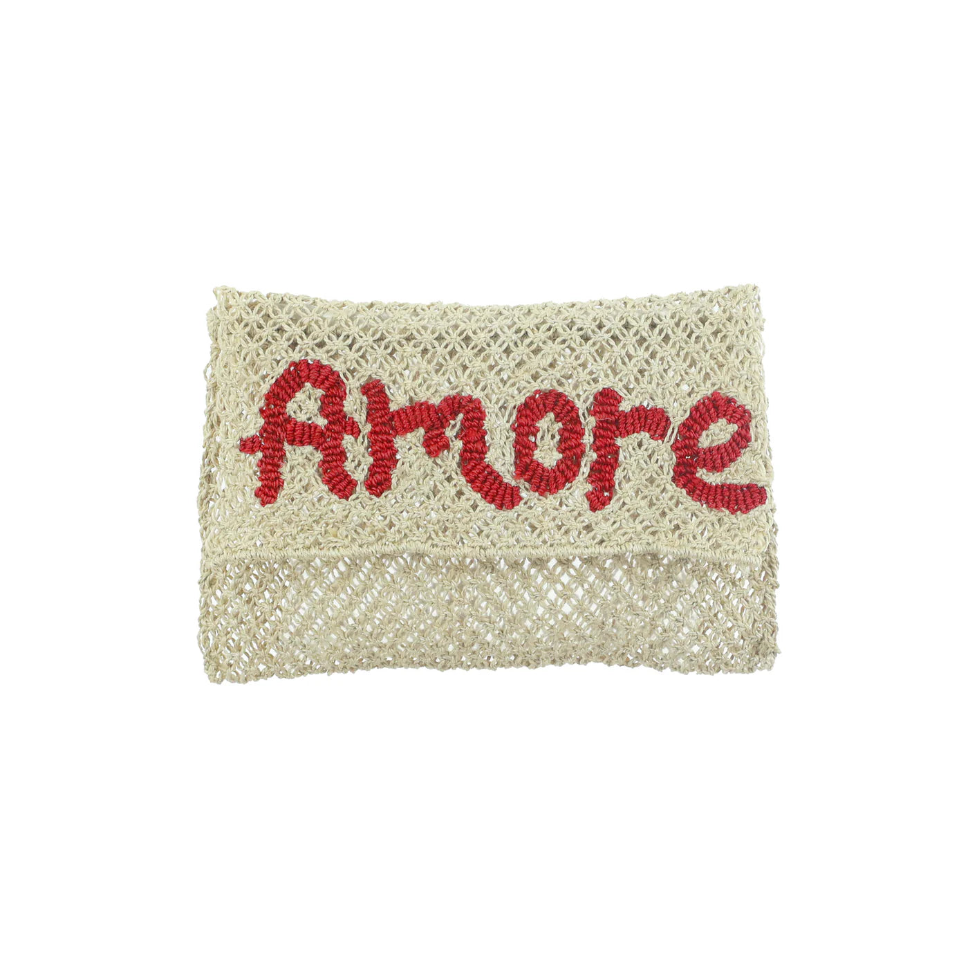 The Jackson Jute Clutch Milly - Amore