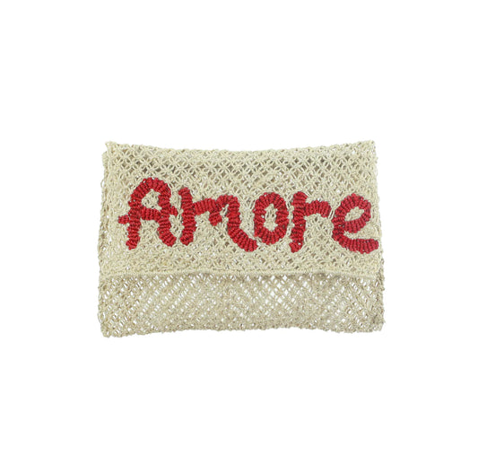The Jackson Jute Clutch Milly - Amore