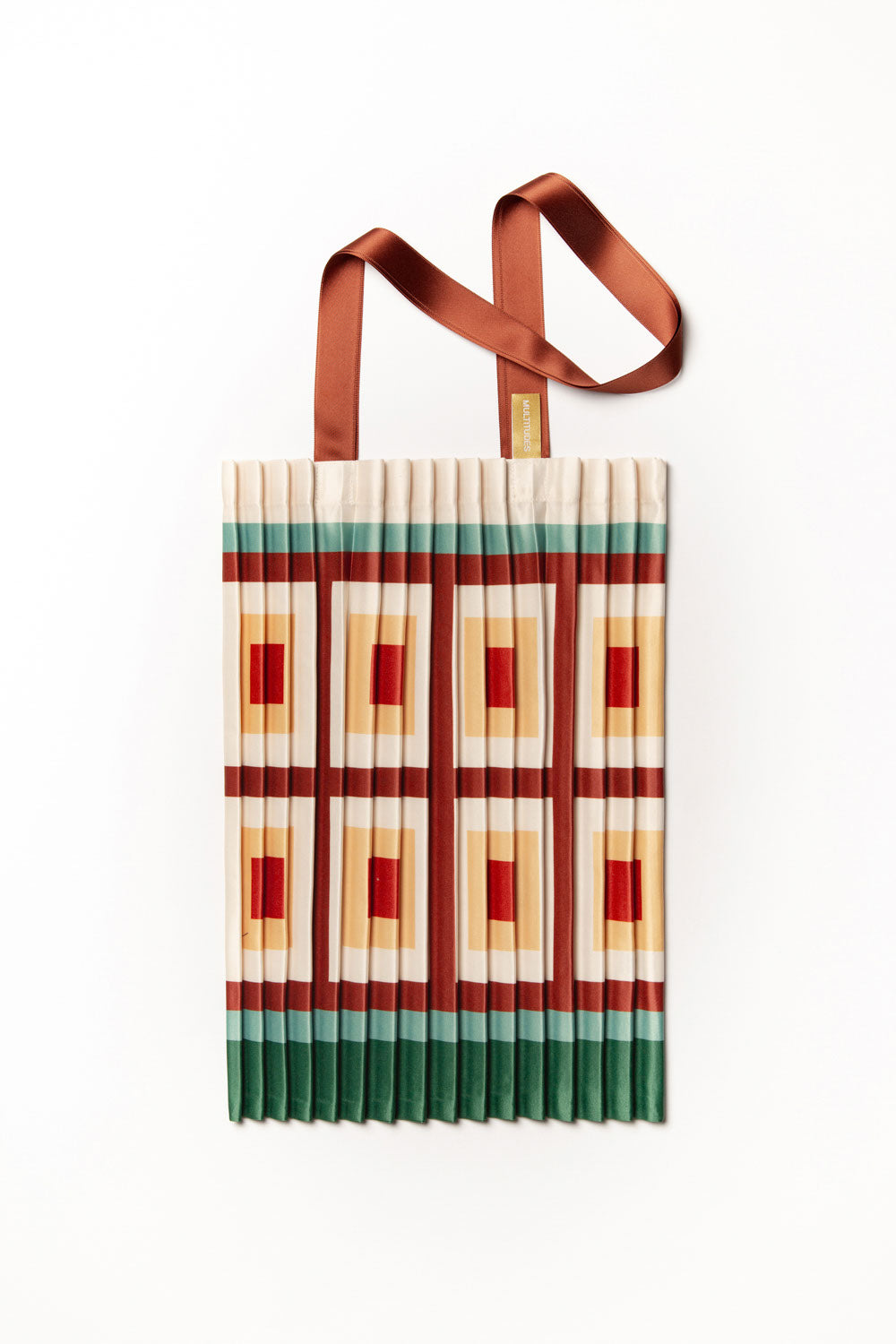 Satin Pleated Bag Vico