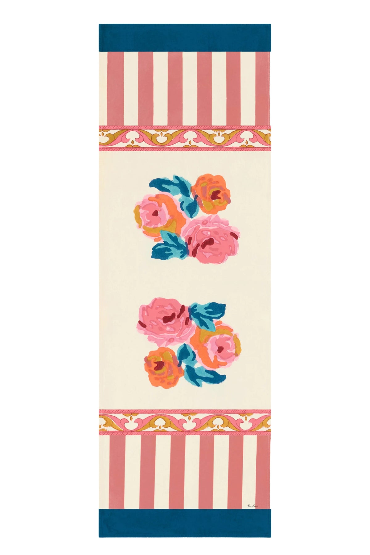 Nizam Pink Cotton Runner