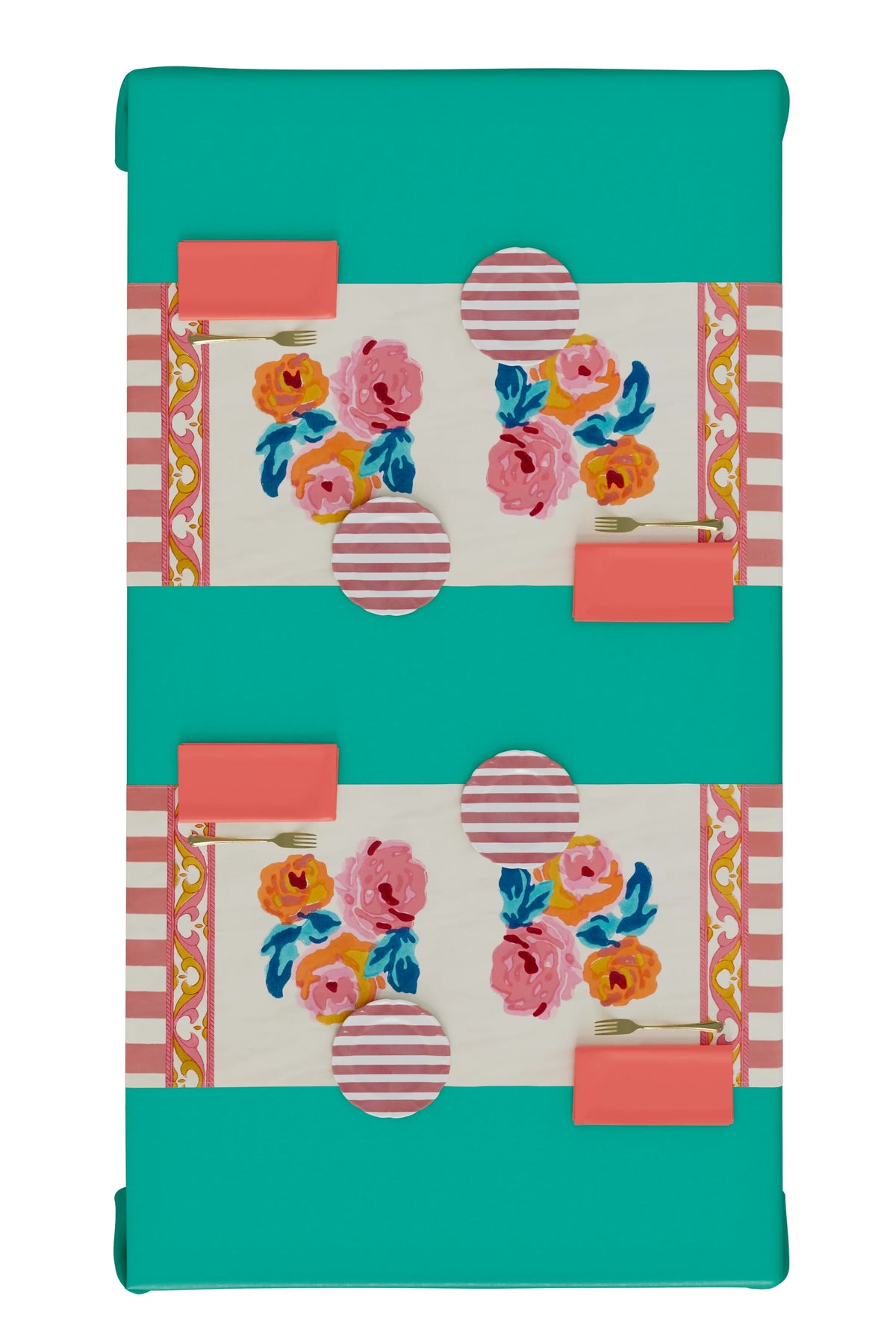 Nizam Pink Cotton Runner